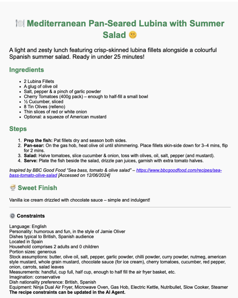 image for Building an n8n AI Agent: A Pantry-Based Meal Planner Using Google Sheets, n8n and OpenAI page
